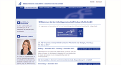 Desktop Screenshot of ae-gmbh.com