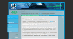 Desktop Screenshot of ae-gmbh.de